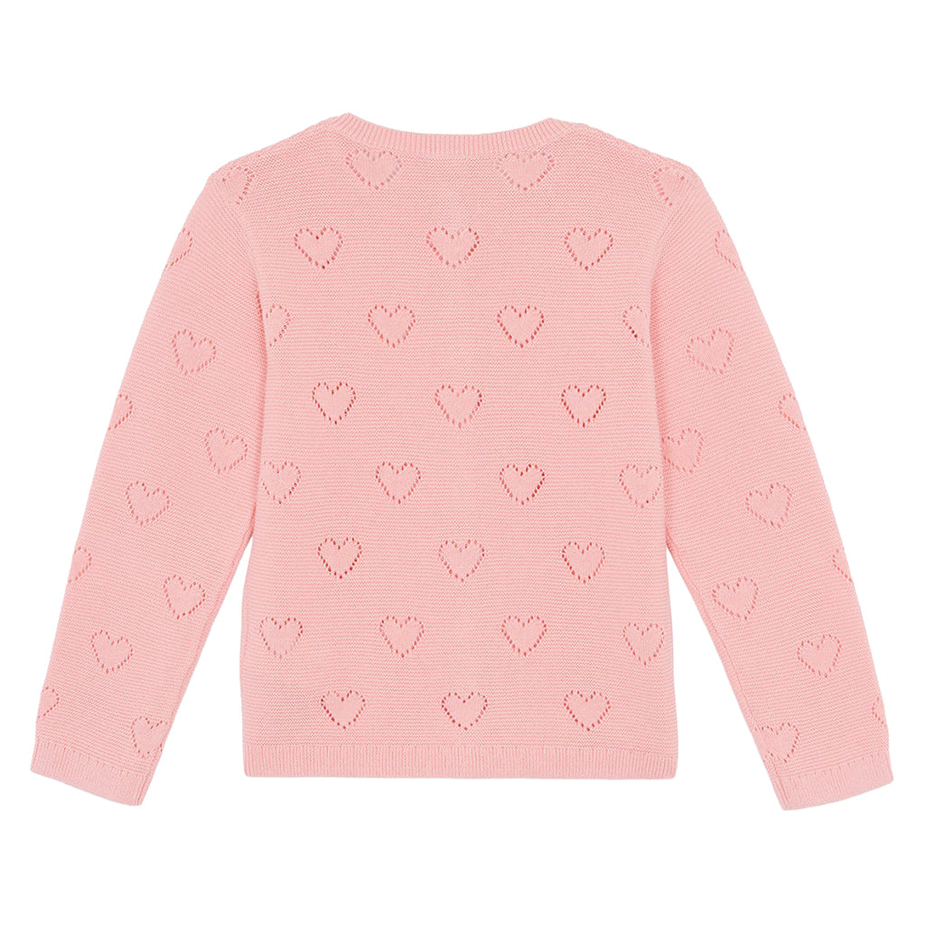 Bonton Child Lilou Cardigan Pink Sunset