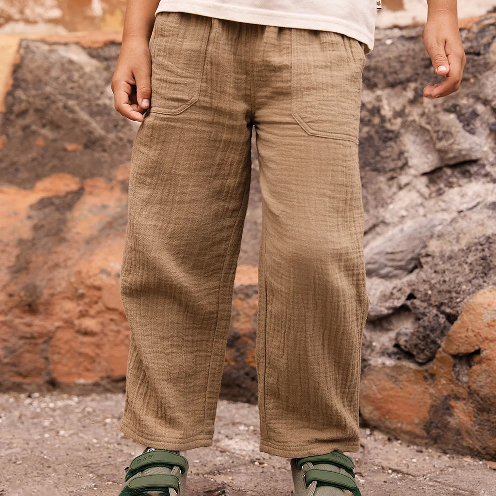 Bonton Child Nils Pants Kaki Cactus Green