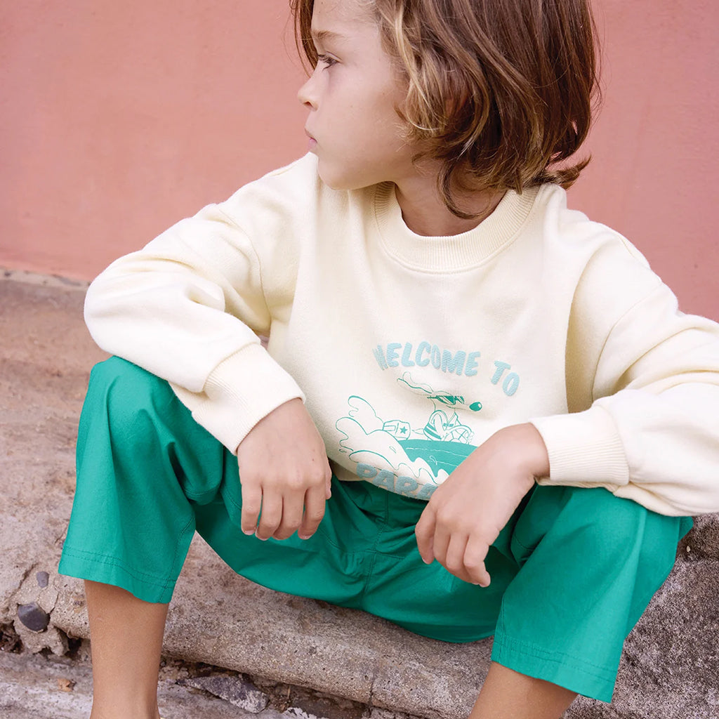 Bonton Child Leone Pants Paradise Green