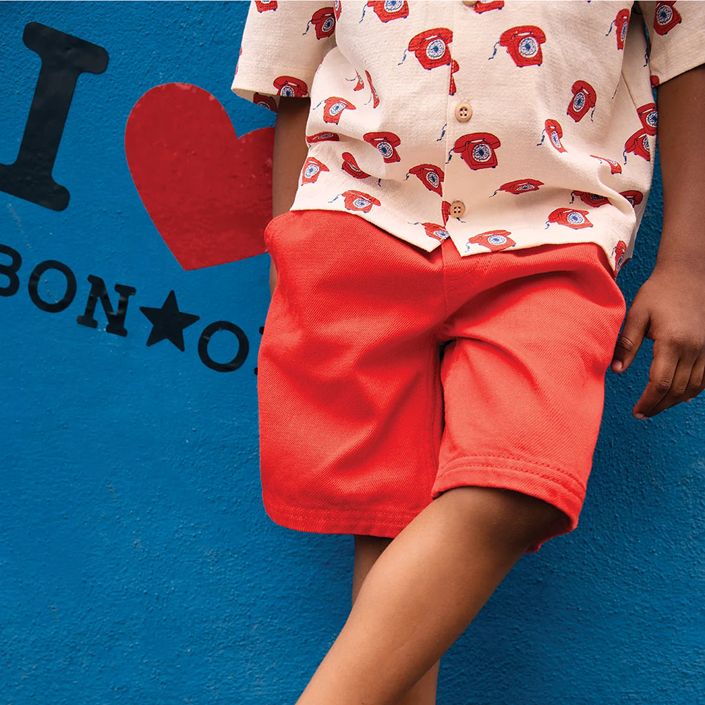 Bonton Child Norbert Shorts Catch Up Red
