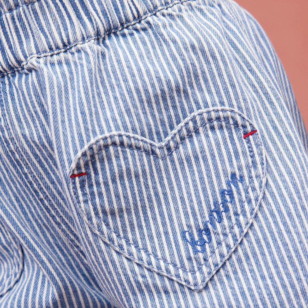 Bonton Child Melanie Shorts Oshkosh Blue Stripes