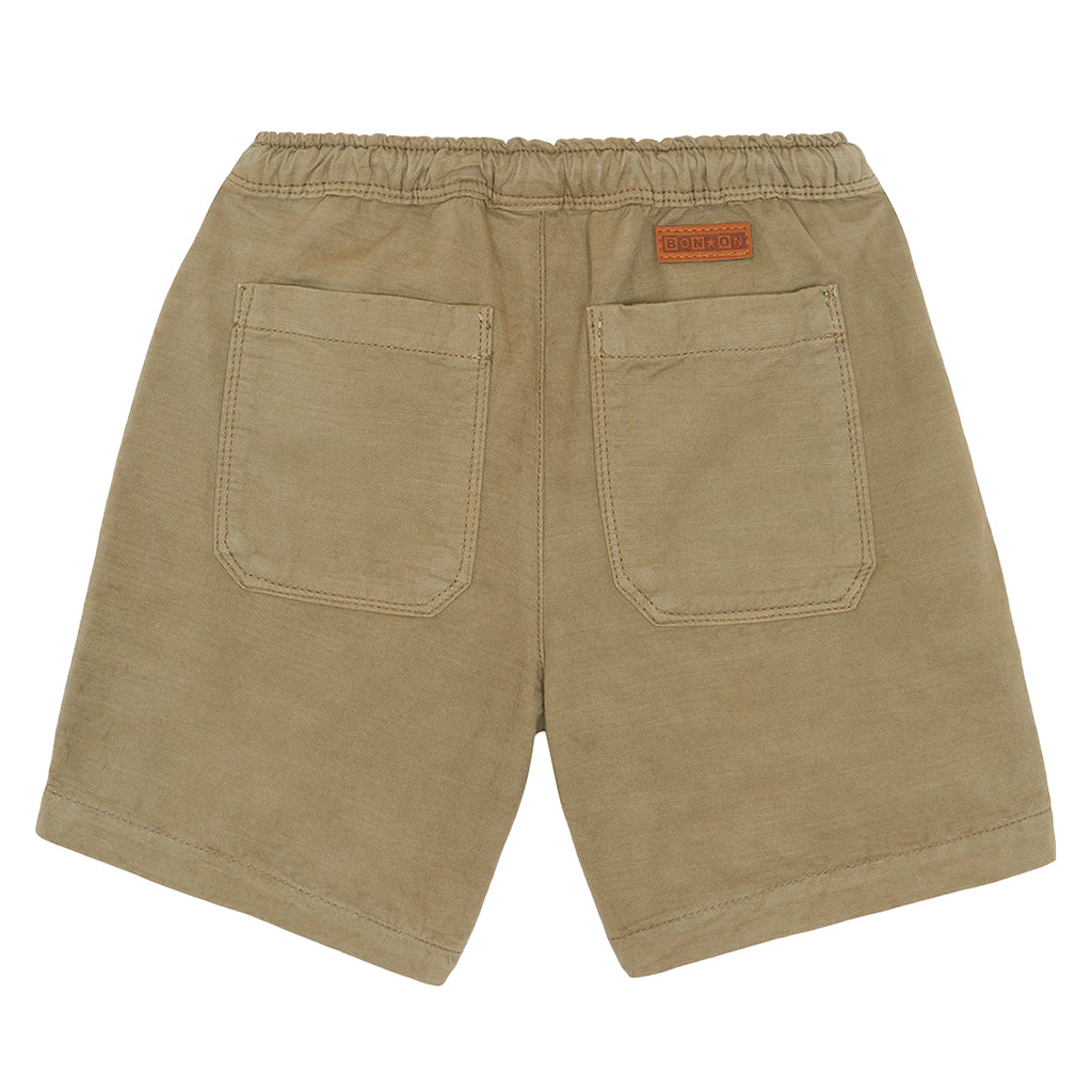 Bonton Child Lyon Shorts Khaki Cactus Green