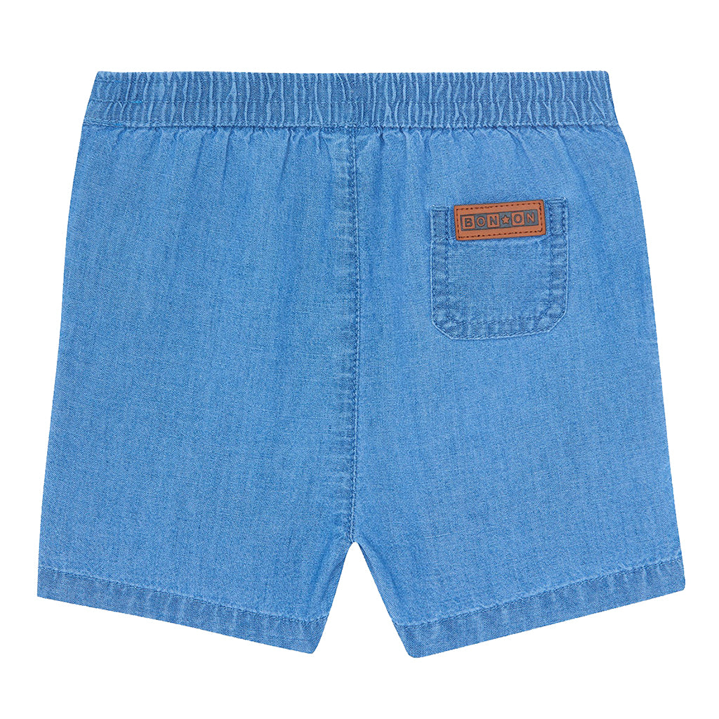 Bonton Baby Lyon Shorts Chambray Blue