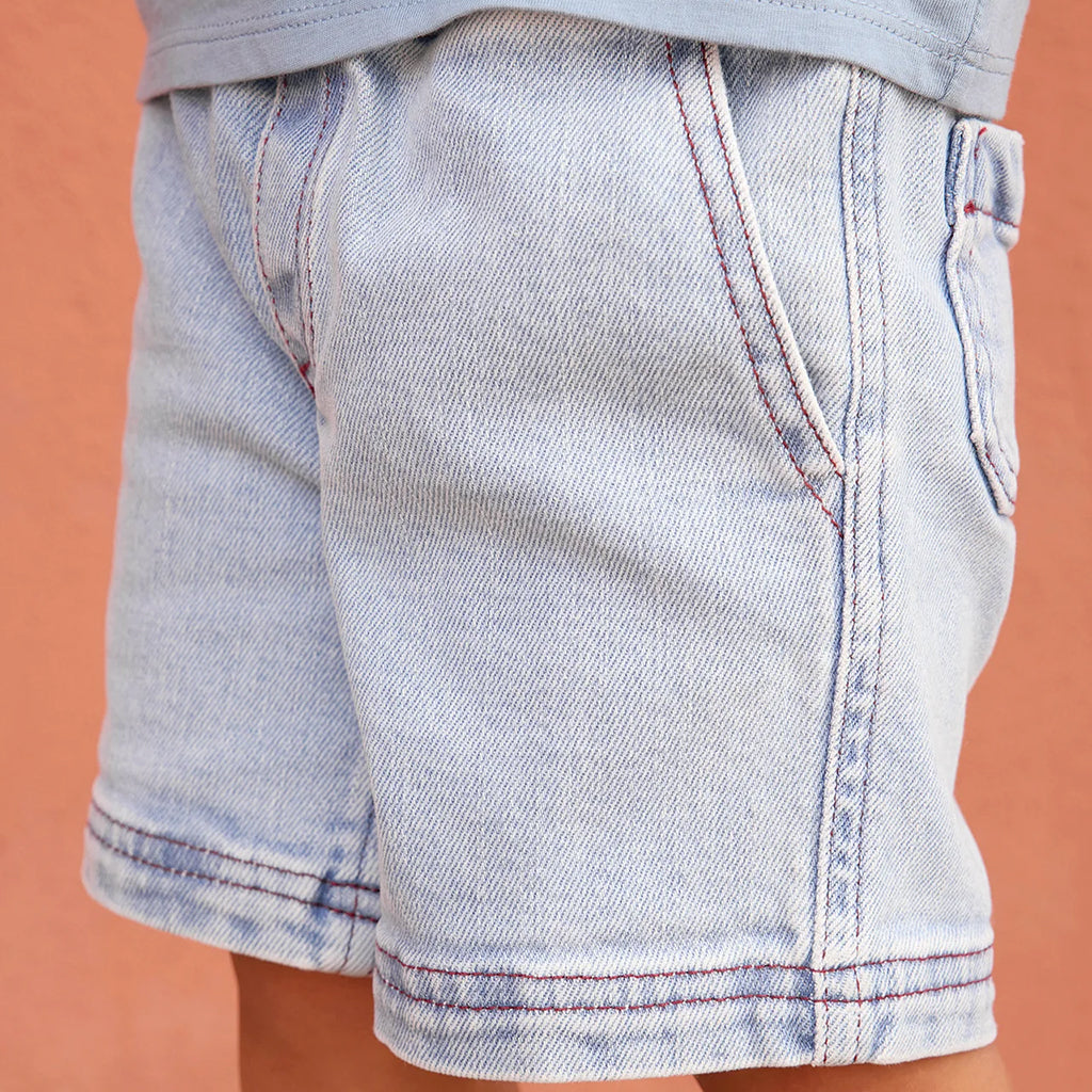 Bonton Baby Lyon Shorts Chambray Blue