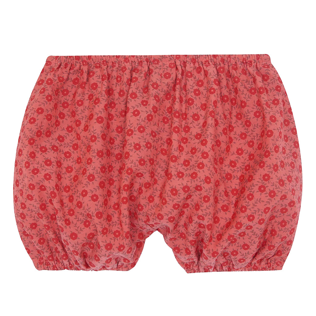 Bonton Baby Bombe Shorts Foulfleur Red Floral Print