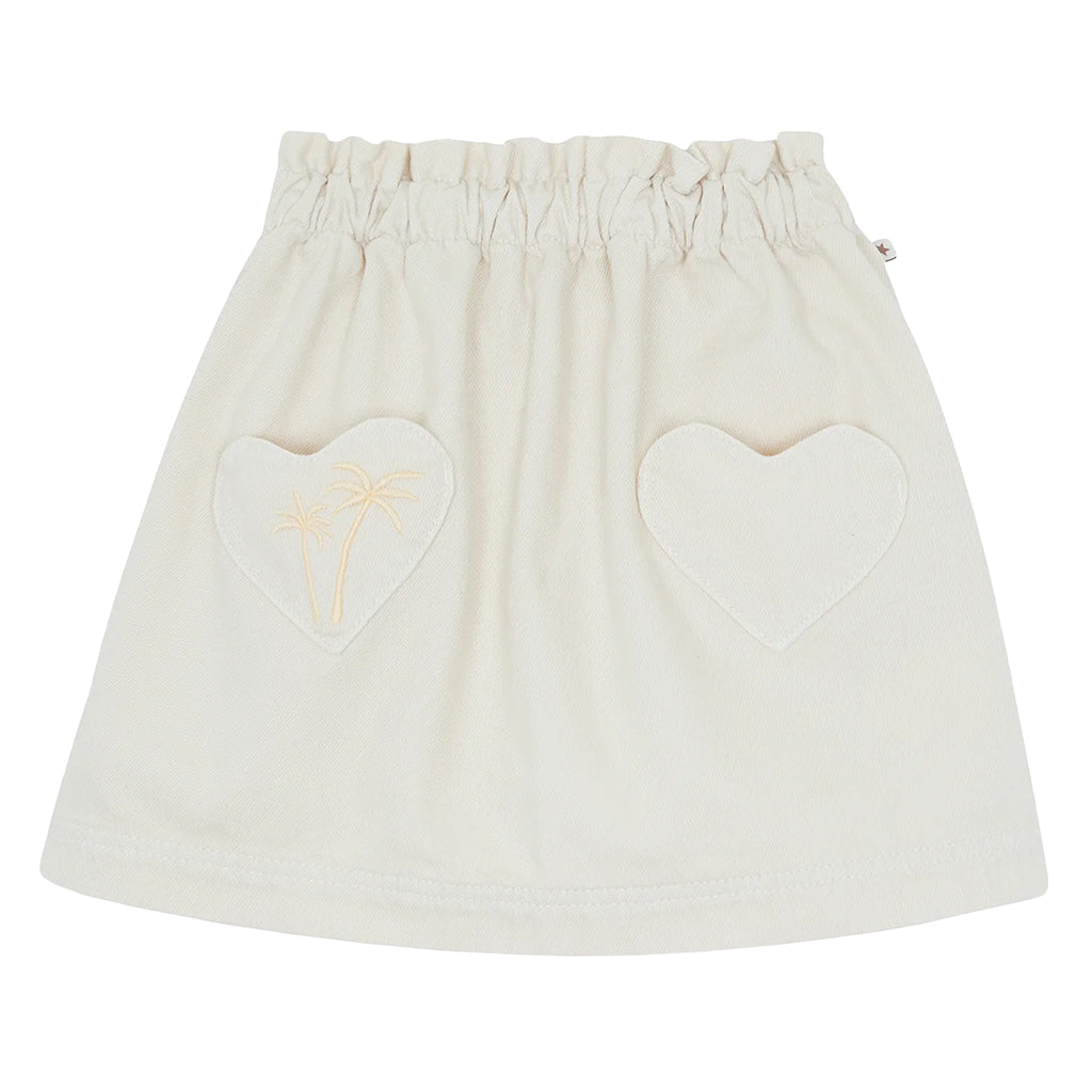 Bonton Child Douchka Skirt Ecru White