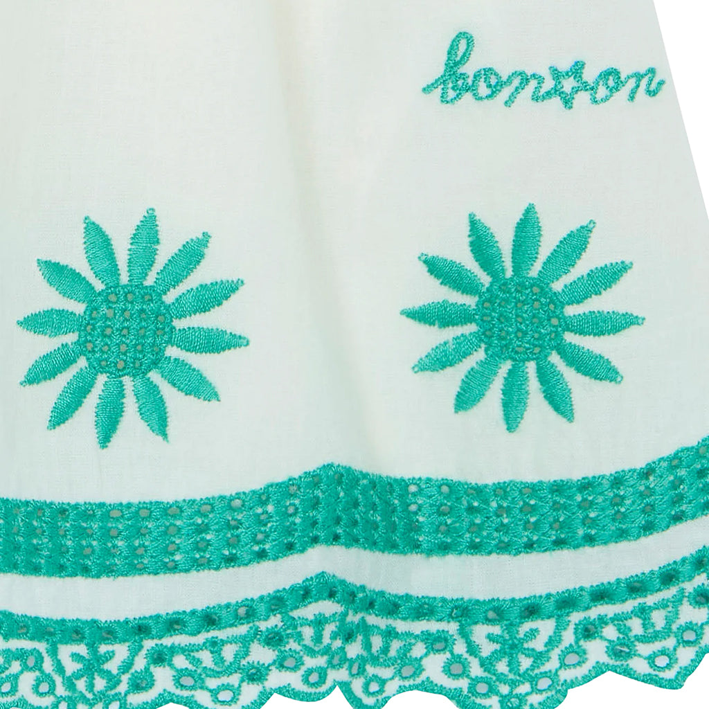 Bonton Baby Anna Dress Ecru White