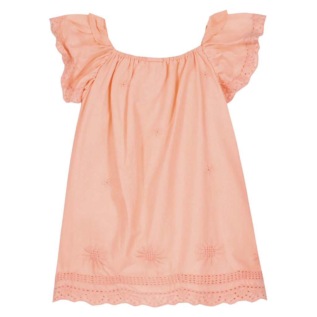 Bonton Baby Anna Dress Rose Pink Sunset