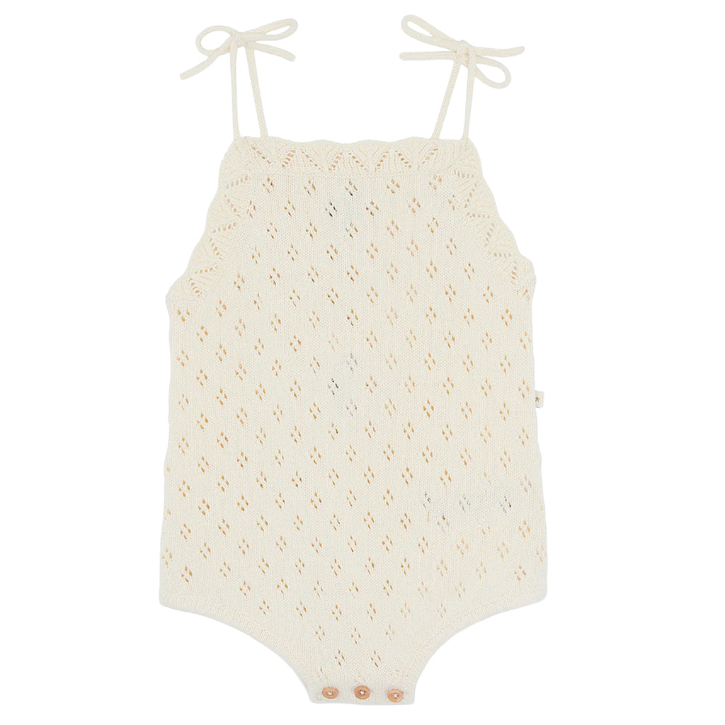Bonton Baby Nuevo Romper Ecru Cream