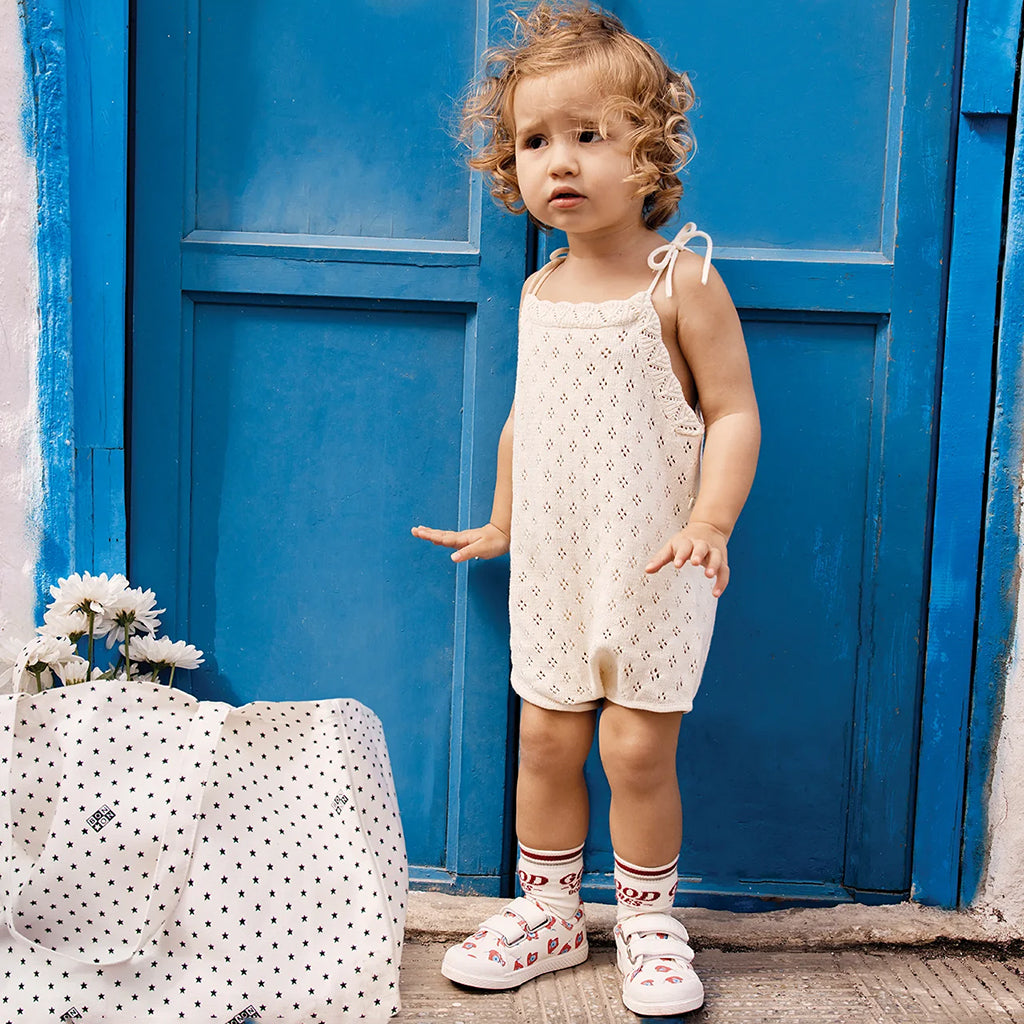Bonton Baby Nuevo Romper Ecru Cream