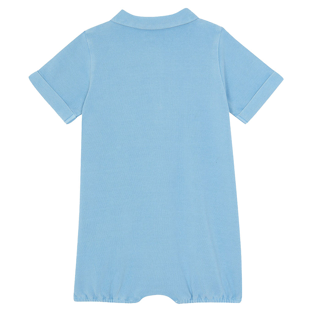 Bonton Baby Lewis Romper Blue Azul
