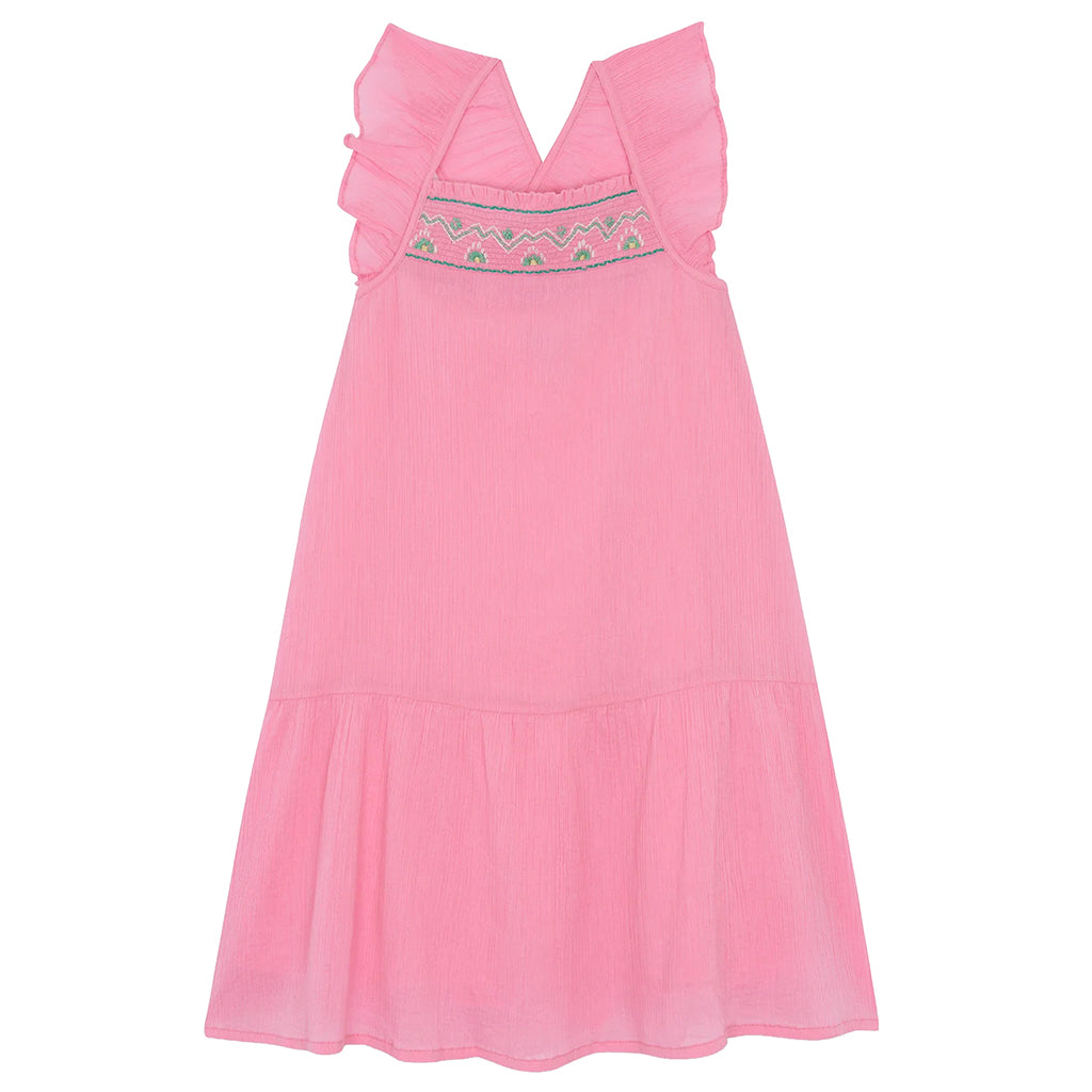 Bonton Child Neptune Dress Fiesta Pink