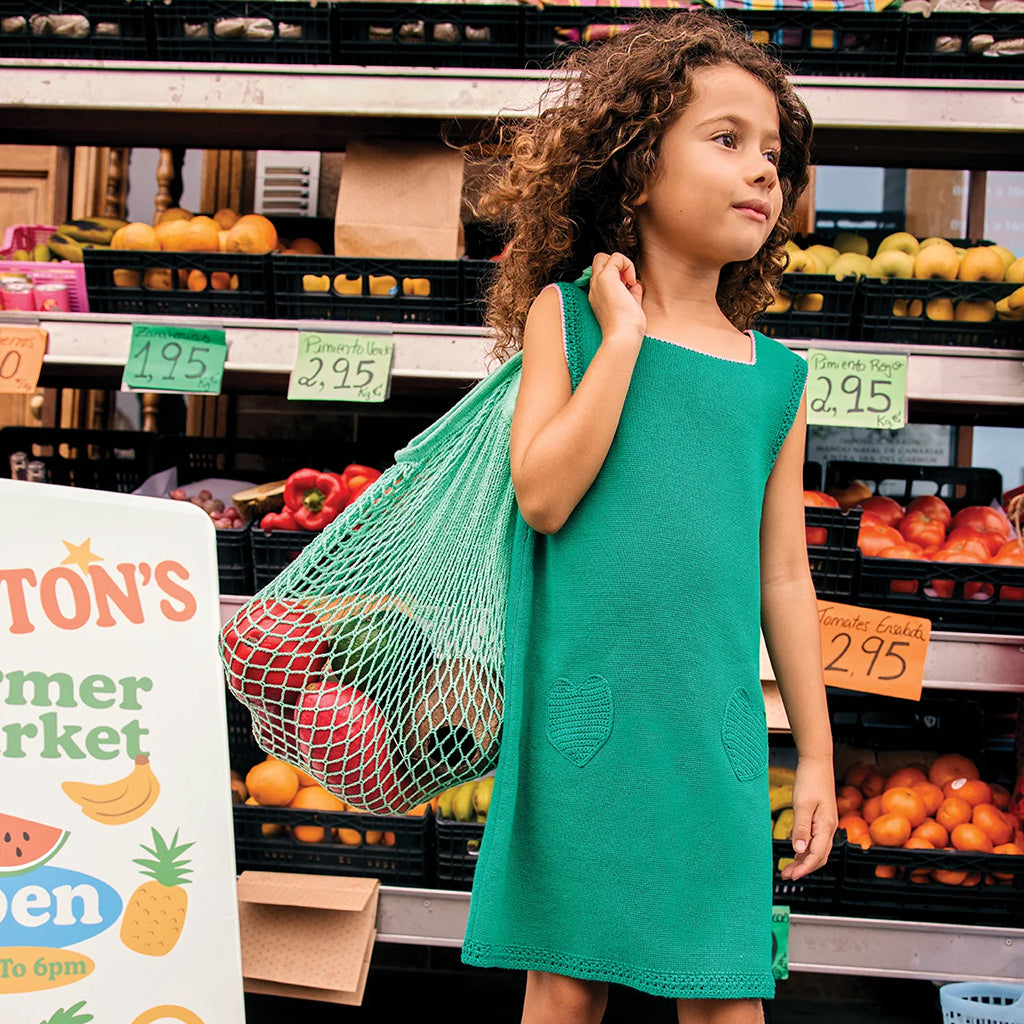 Bonton Child Lanzadress Dress Green Paradise
