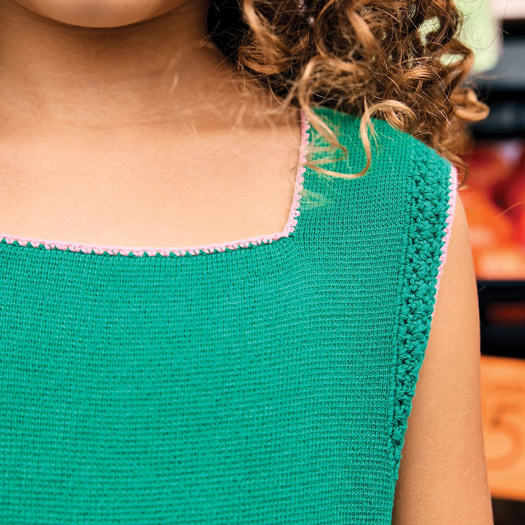 Bonton Child Lanzadress Dress Green Paradise