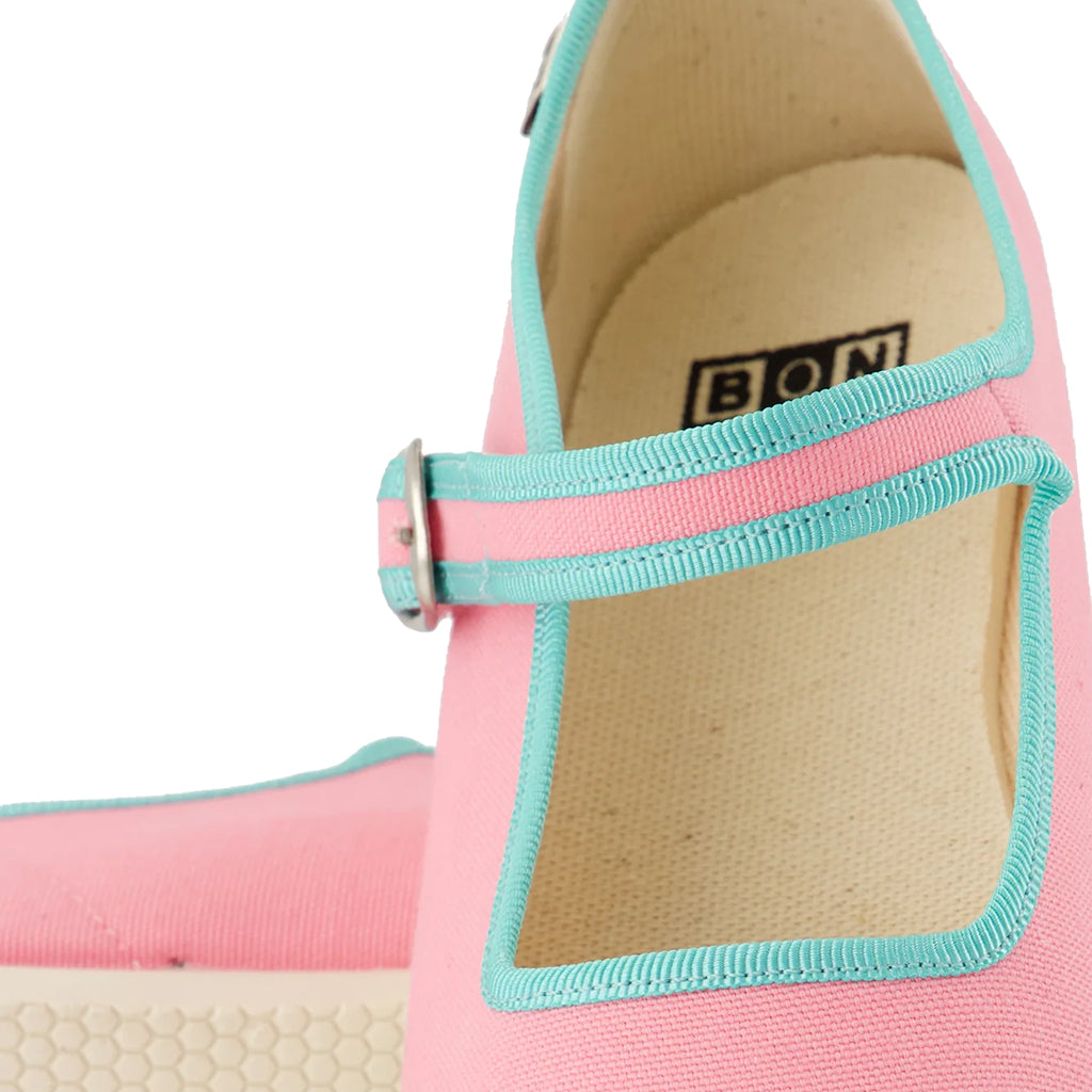 Bonton Child Jane Buckled Shoes Rose Pink Fiesta
