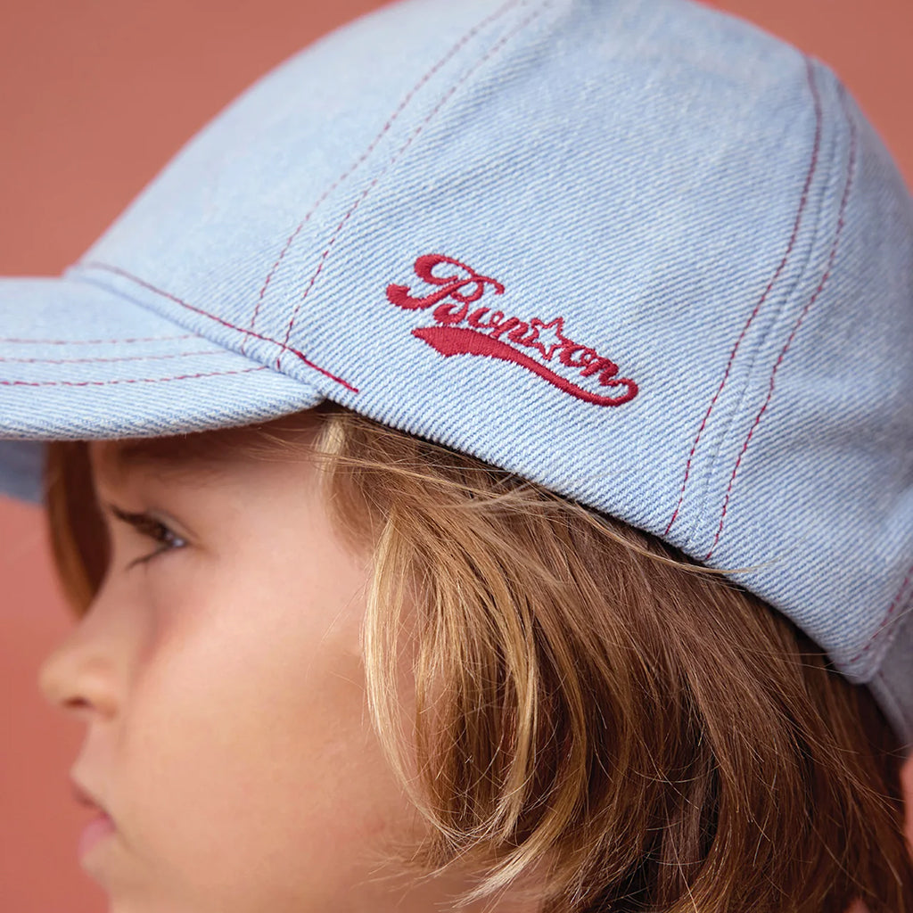 Bonton Child Mycap Hat Bleached Denim Blue