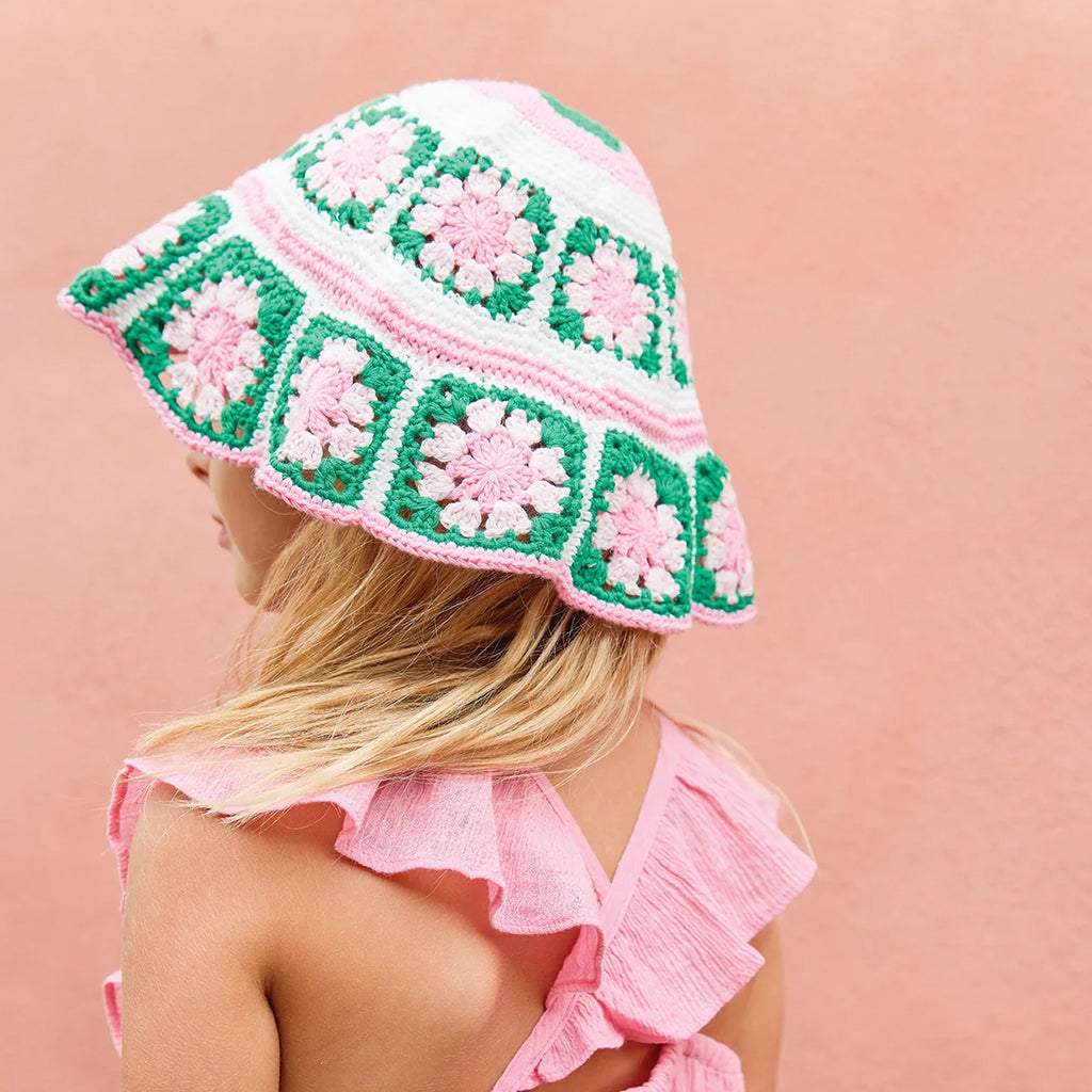Bonton Child Nochet Hat Candy Pink