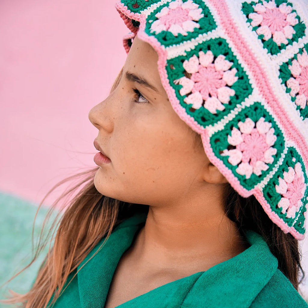 Bonton Child Nochet Hat Candy Pink