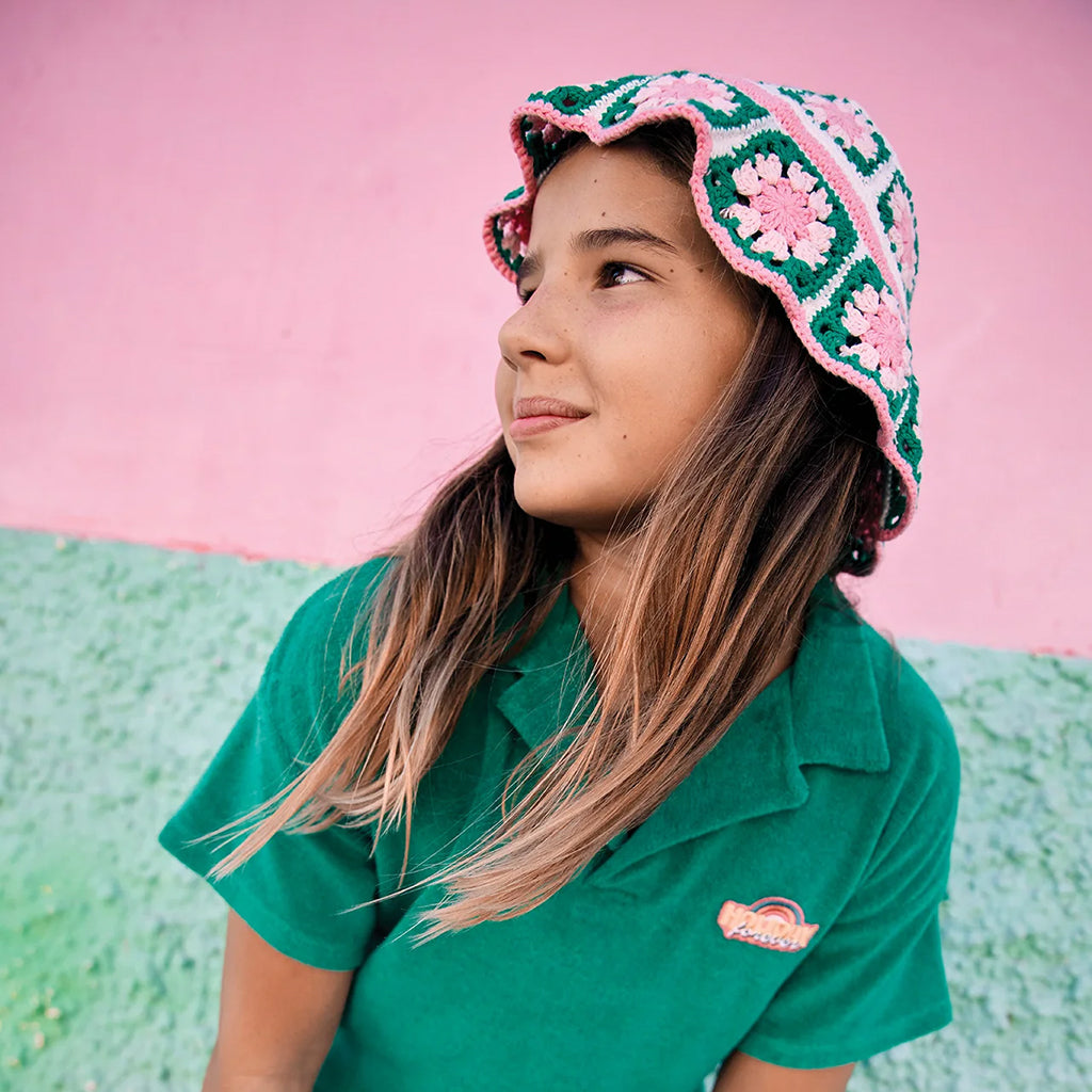 Bonton Child Nochet Hat Candy Pink
