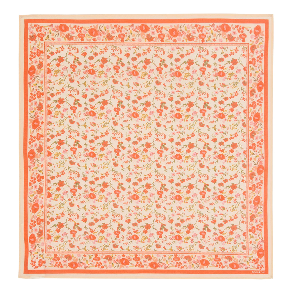 Bonton Child Scarf Red Indiennes Floral Print