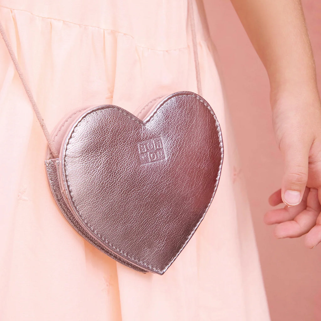 Bonton Child Cœur Mini Bag Copper Pink