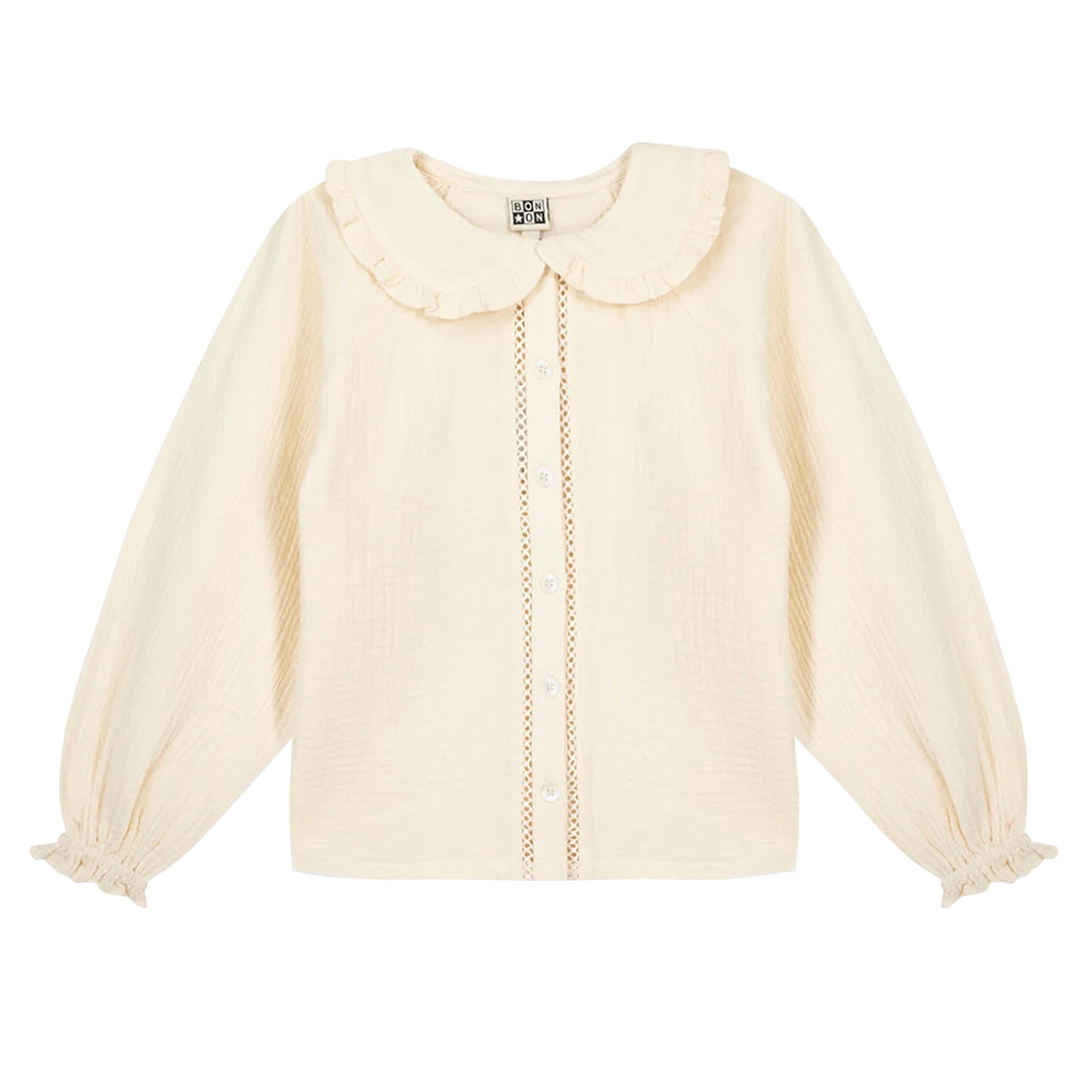 Bonton Child Figue Blouse Milk Cream