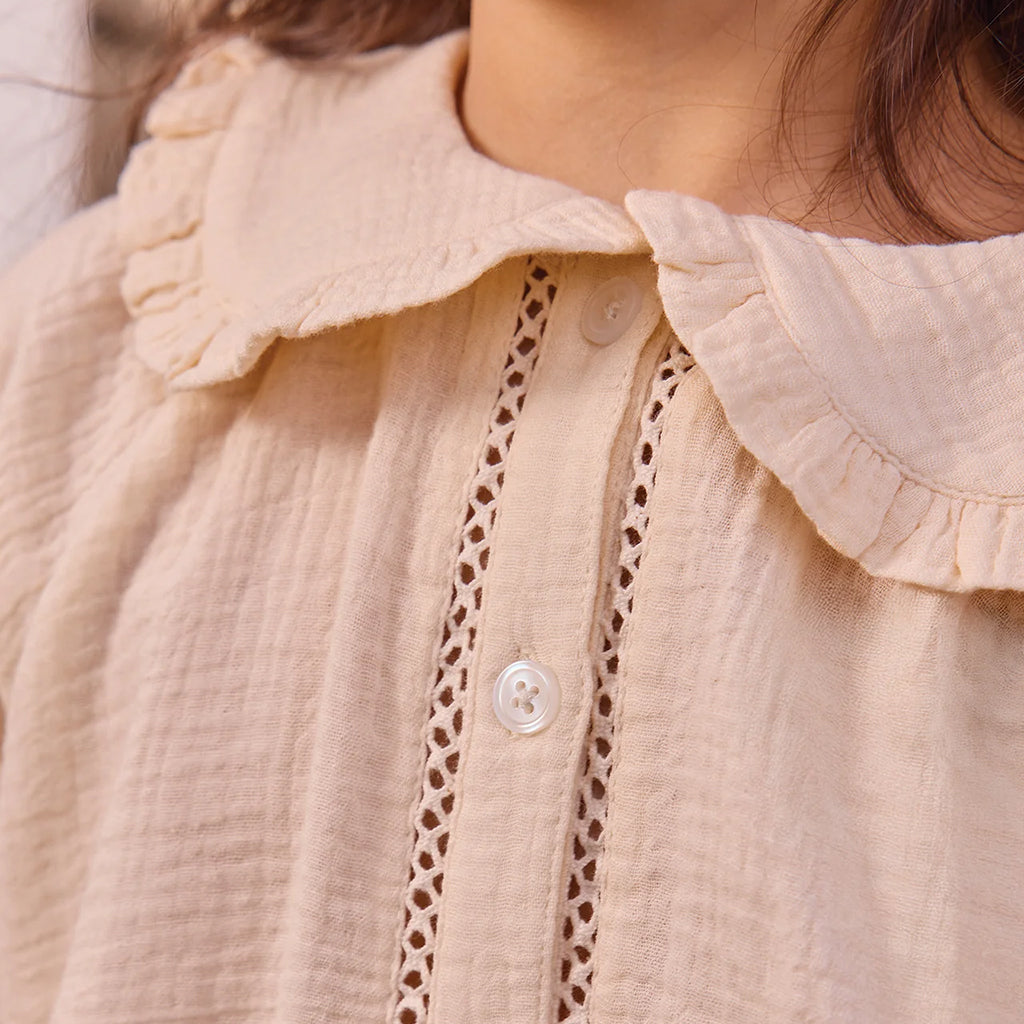 Bonton Child Figue Blouse Milk Cream
