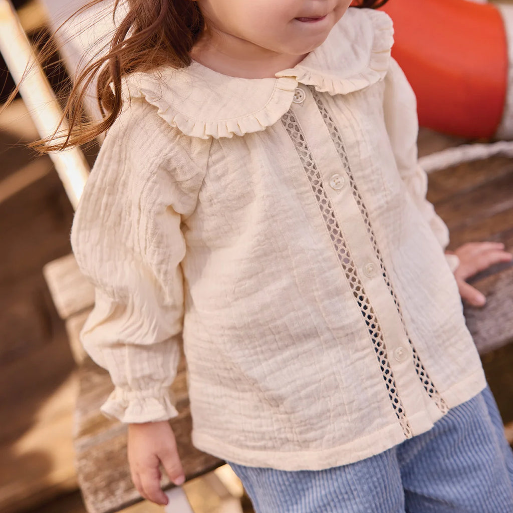 Bonton Baby Figue Blouse Milk Cream