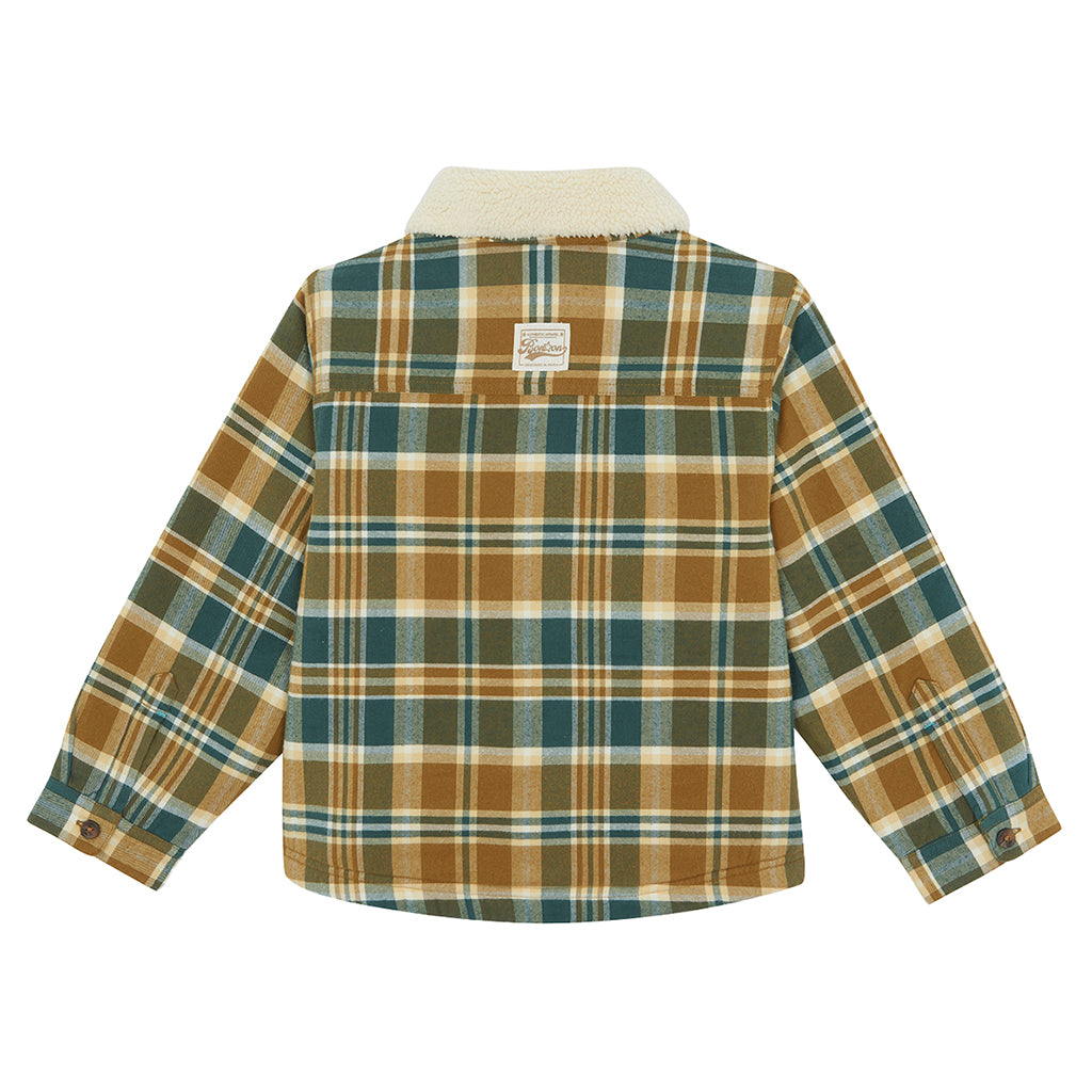 Bonton Child Pacha Shirt Outlander Check Green
