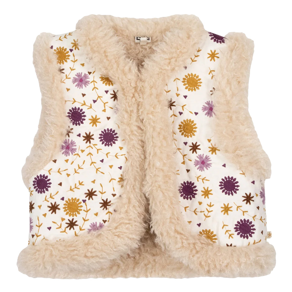 Bonton Child Maya Vest Milk Cream