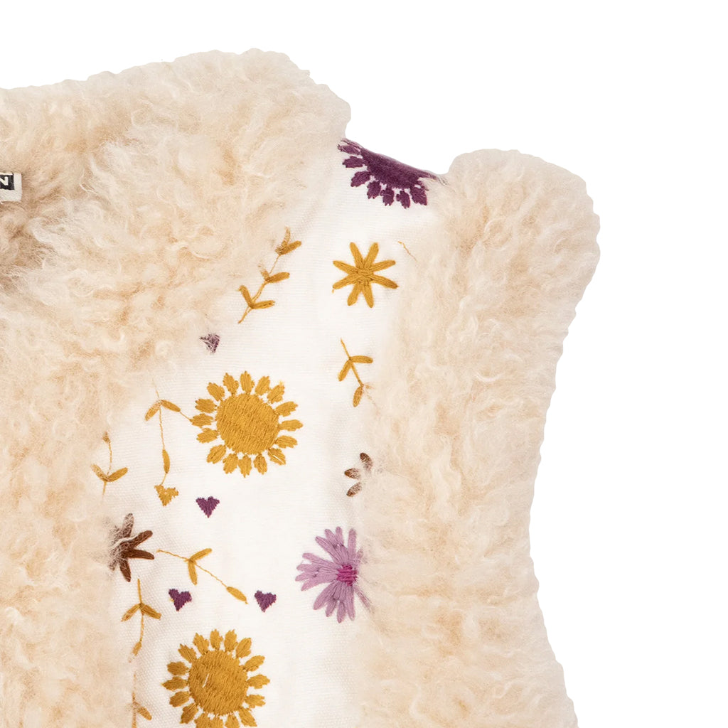 Bonton Child Maya Vest Milk Cream