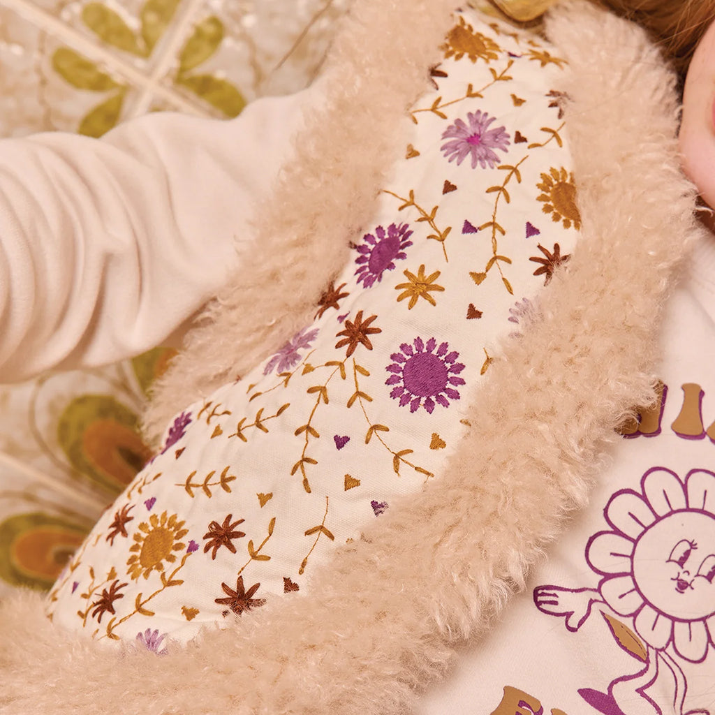 Bonton Child Maya Vest Milk Cream
