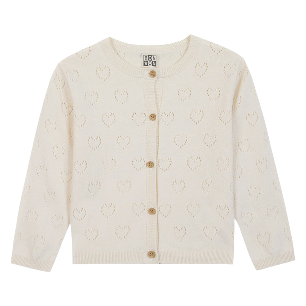 Bonton Baby Lilou Cardigan Milk Cream