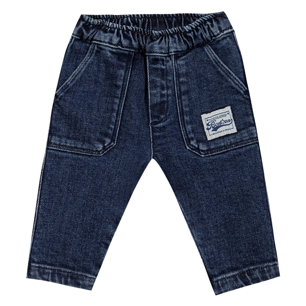 Bonton Baby Mike Pants Denim Malaga Blue