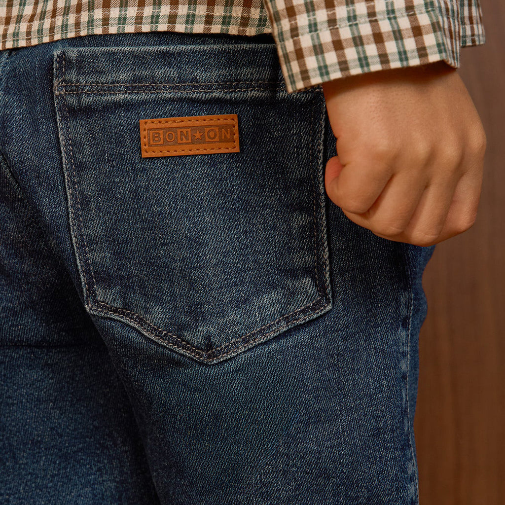 Bonton Child Fracas Pants Denim Malaga Blue
