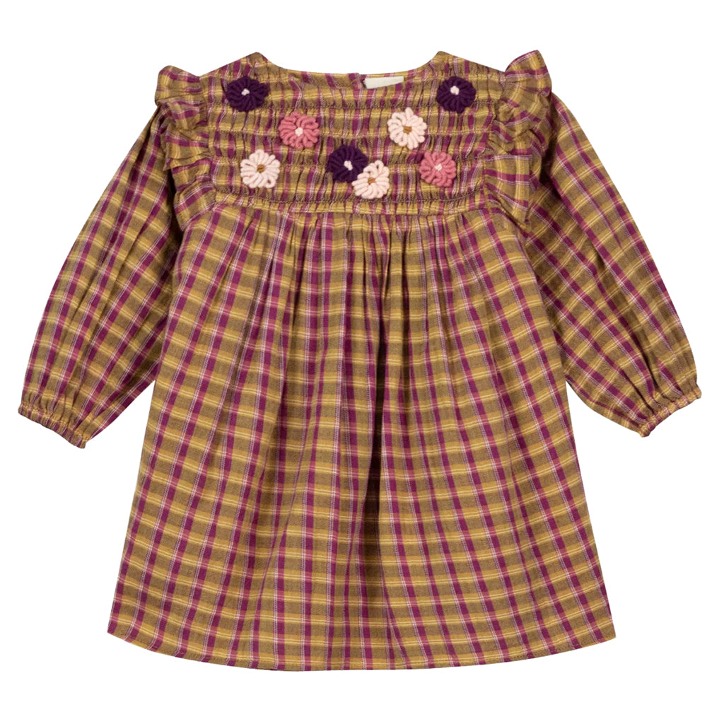 Bonton Baby Mirtle Dress Swinging London Brown Plaid