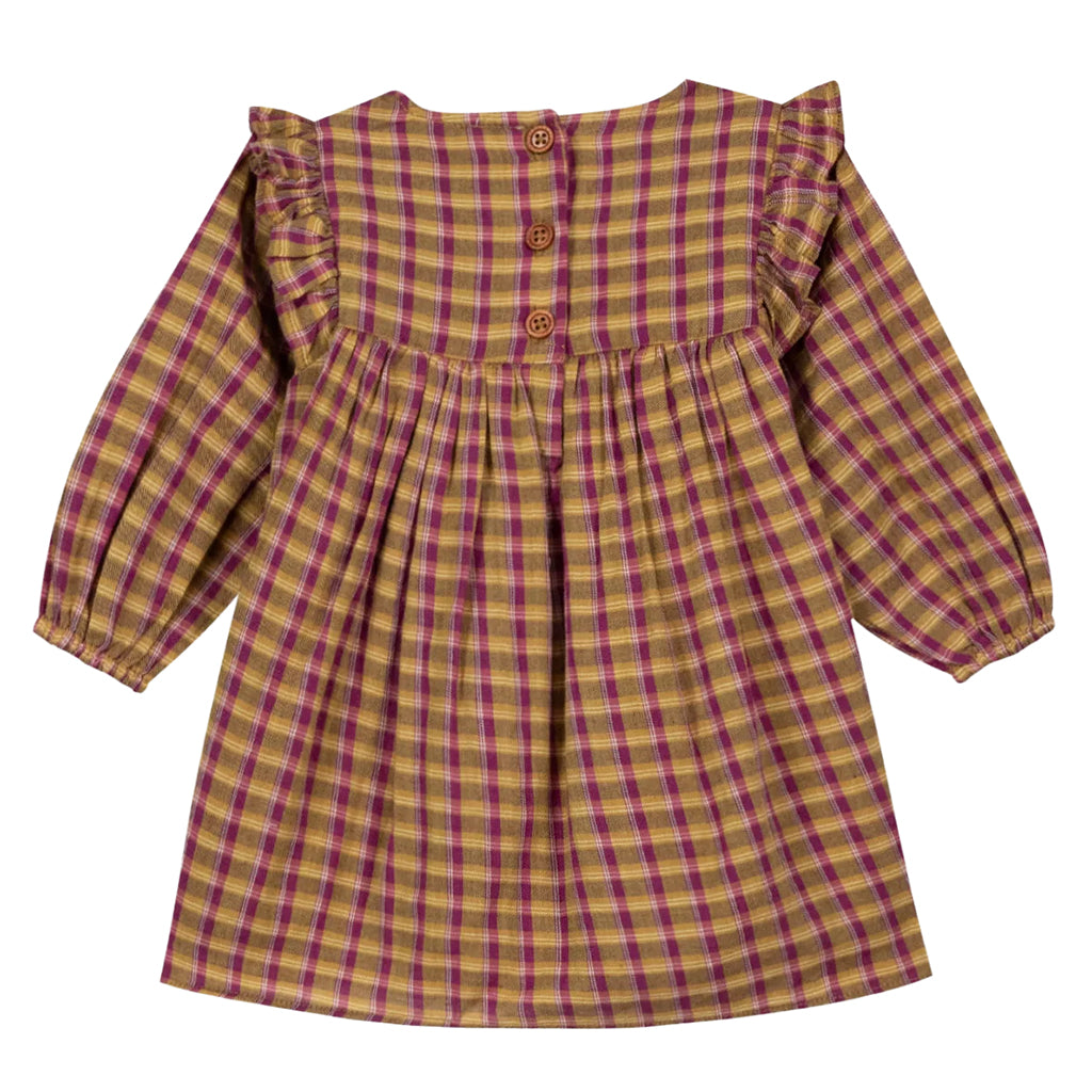 Bonton Baby Mirtle Dress Swinging London Brown Plaid