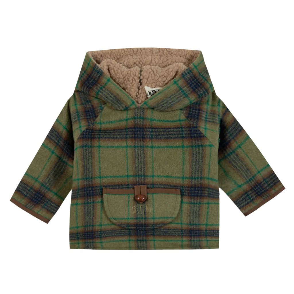 Bonton Baby Camion Jacket Sunday Green Plaid