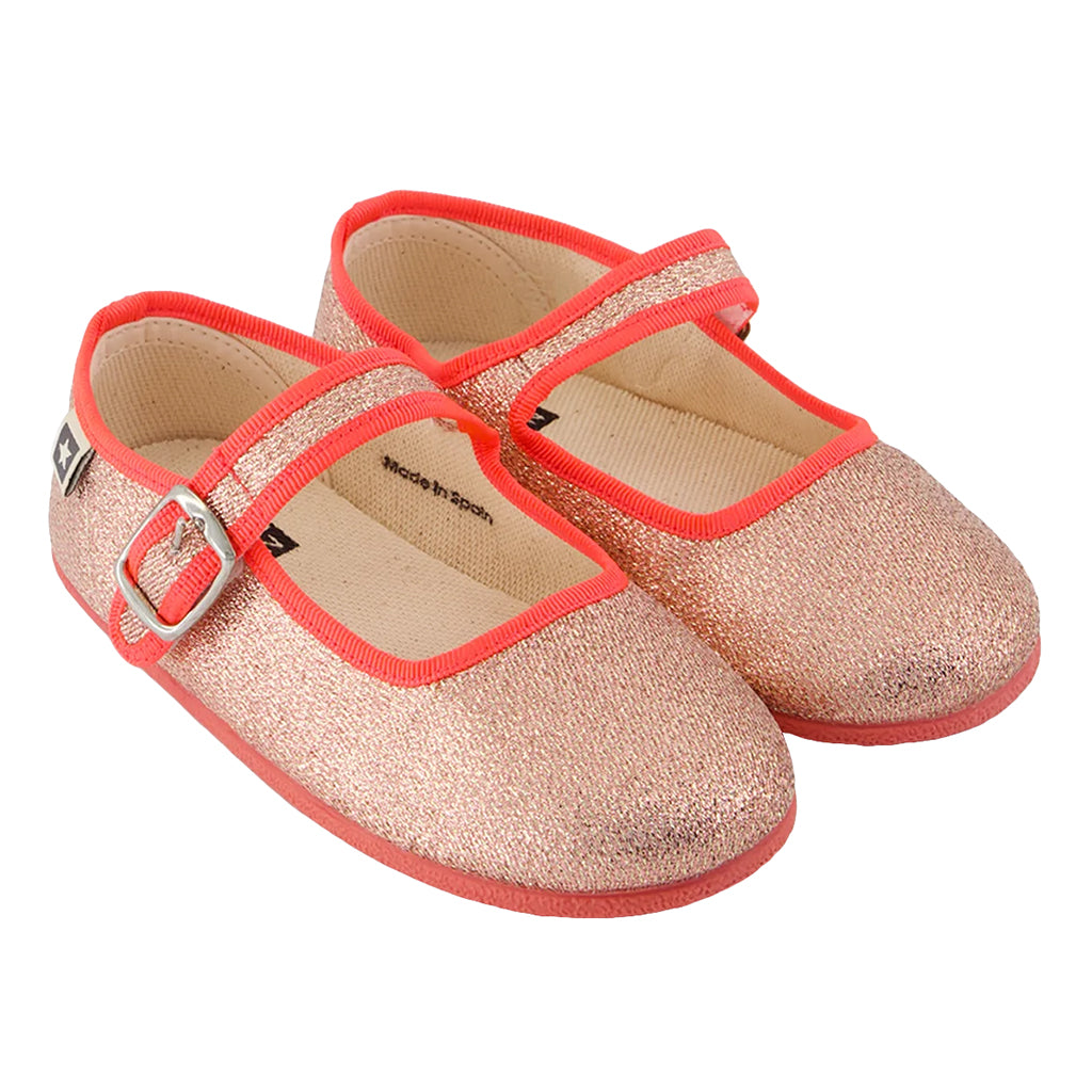 Bonton Child Jane Buckled Shoes Rose Pink Princess