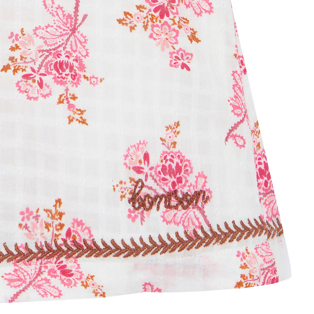 Bonton Baby Girl Colombe Dress Toscana Pink Floral Print