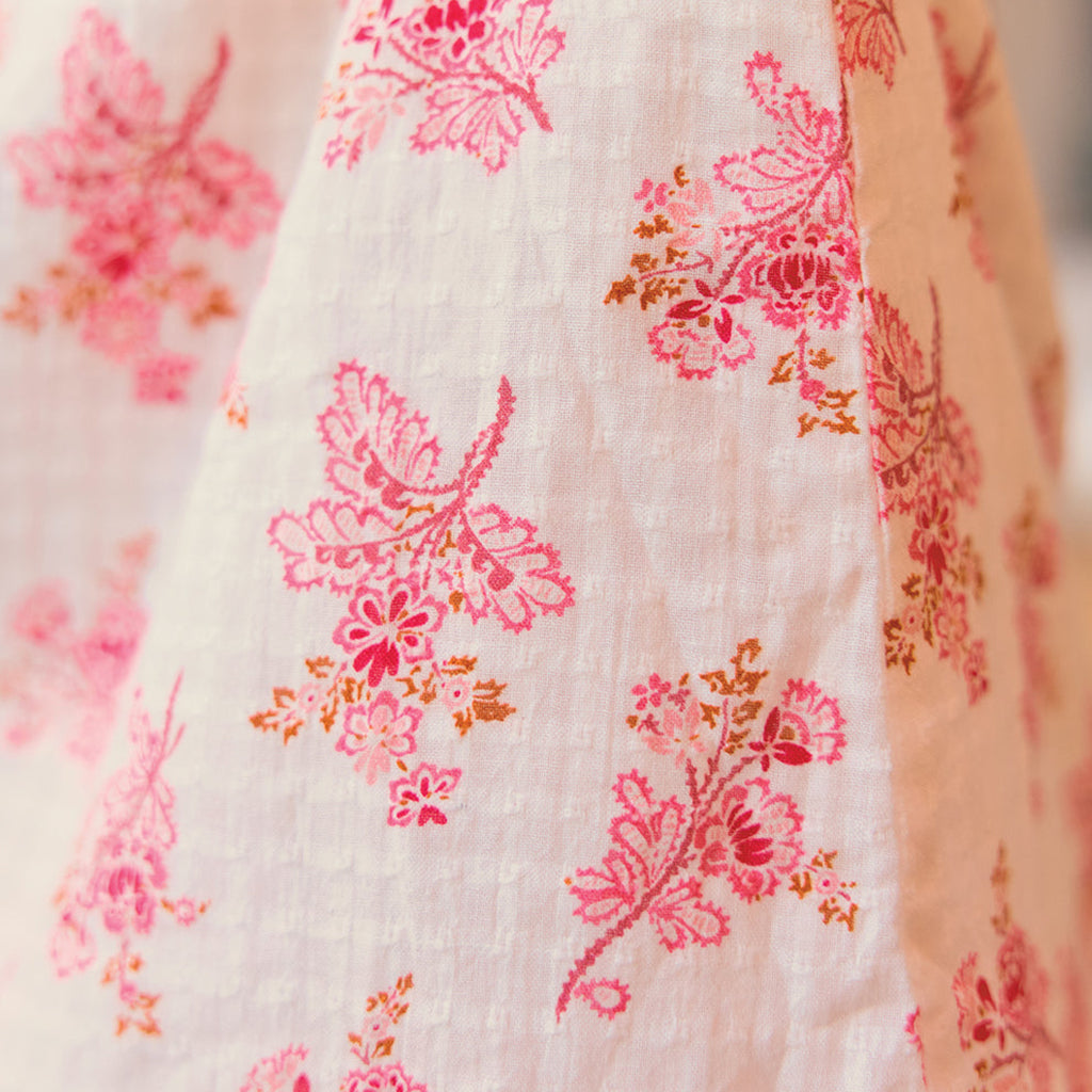 Bonton Baby Girl Colombe Dress Toscana Pink Floral Print