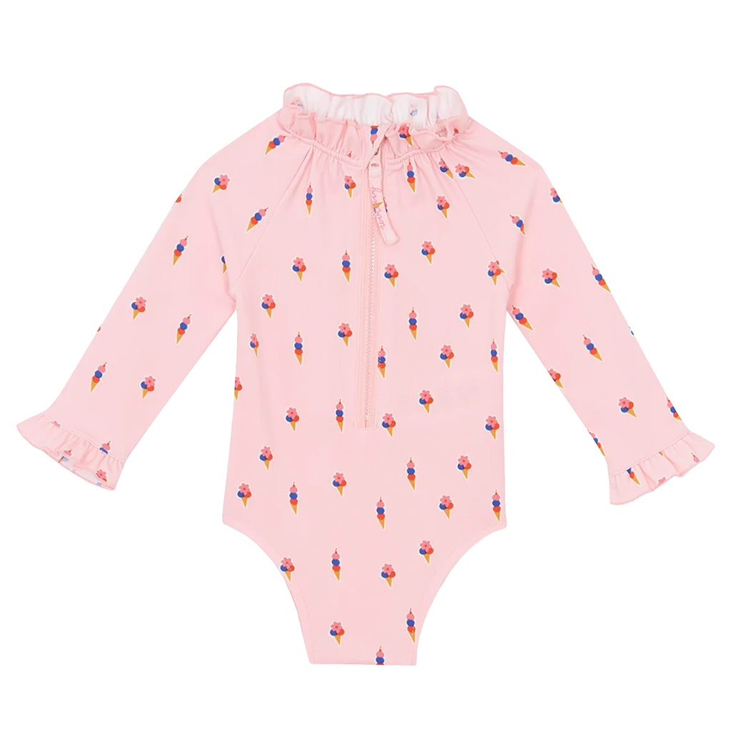 Bonton Baby Lacombinette Swimsuit Gelato Pink Print