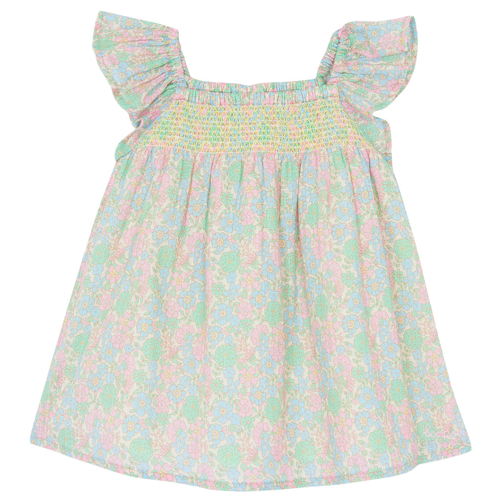 Bonton Baby Girl Louise Dress Multicolour Vintage Floral