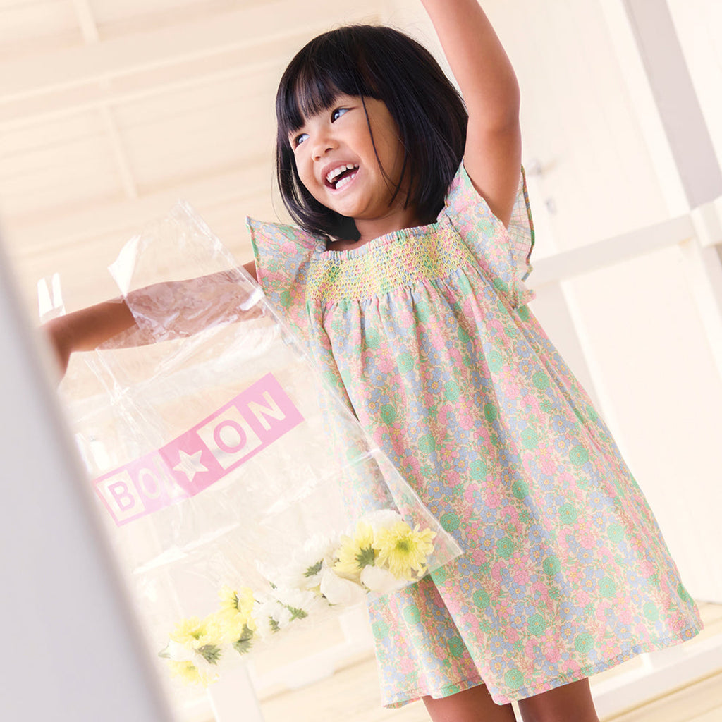 Bonton Baby Louise Dress Multicolour Vintage Floral
