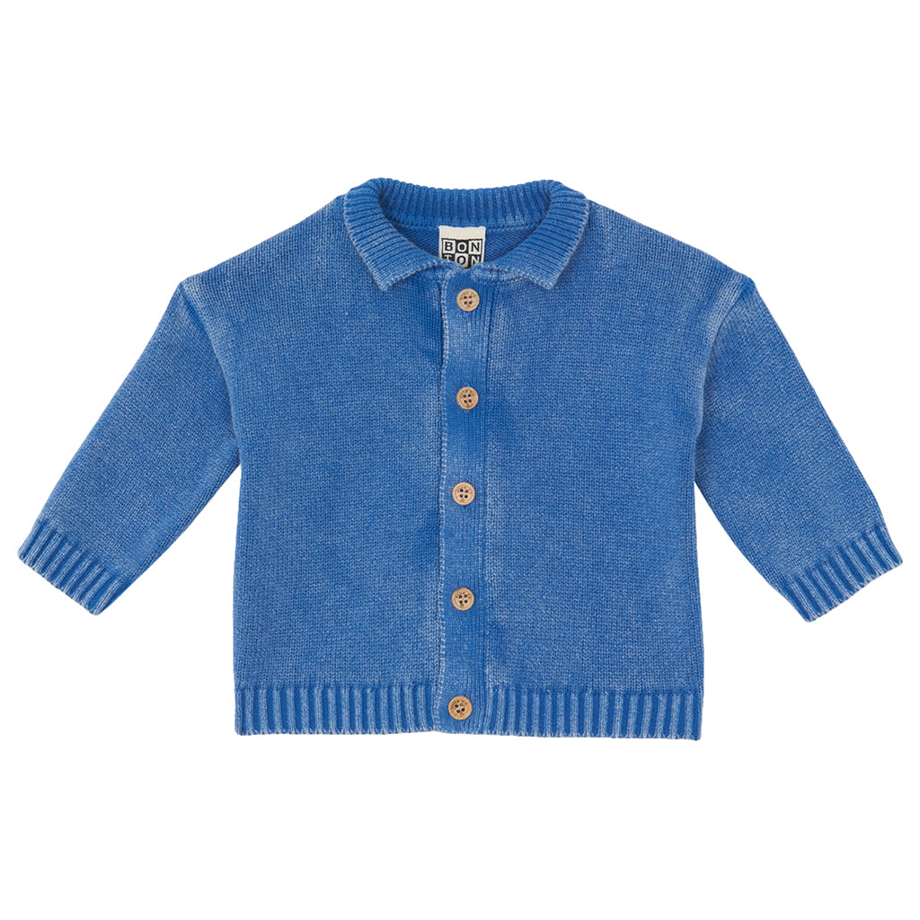 Bonton Baby Lucien Cardigan Mediterranean Blue