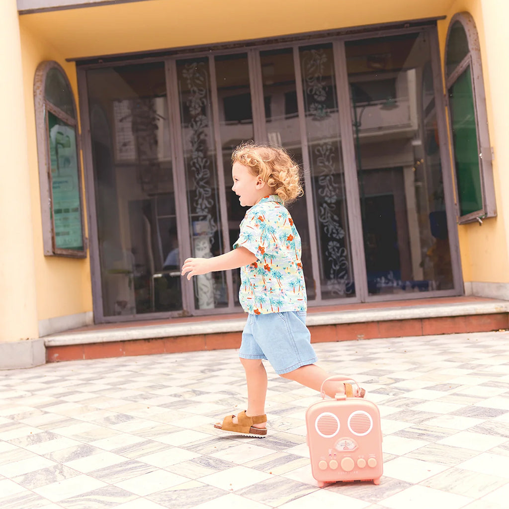 Bonton Baby Boy Lyon Shorts Light Chambray Blue