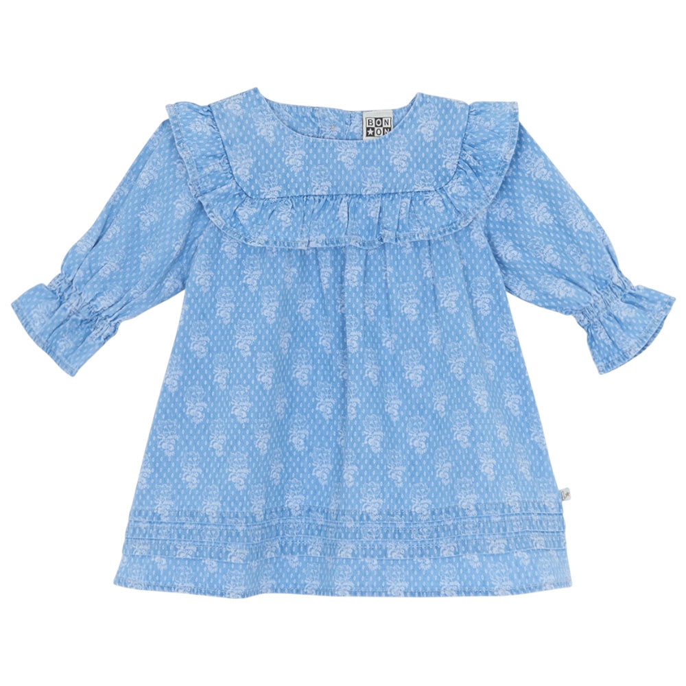 Bonton Baby Maggie Dress Vintage Blue