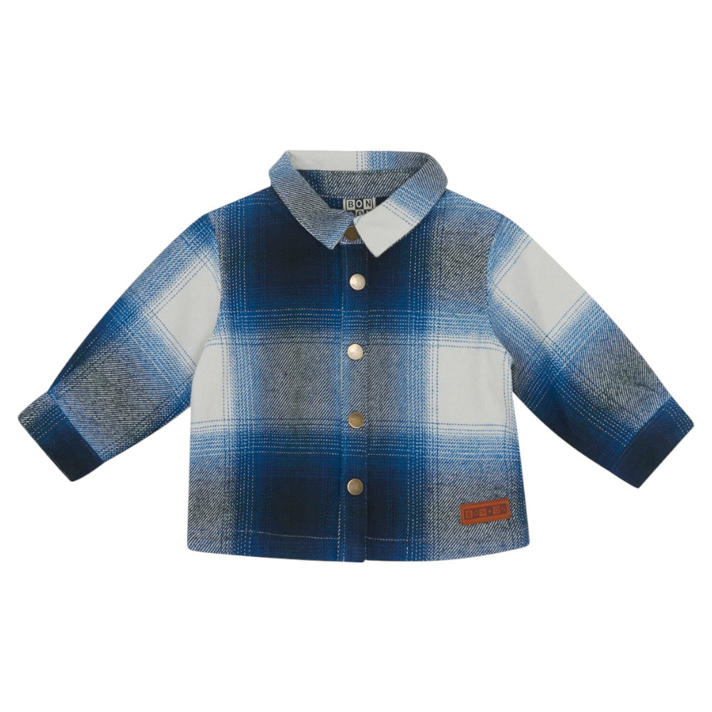 Bonton Baby Marseille Shirt Nordic Blue Plaid