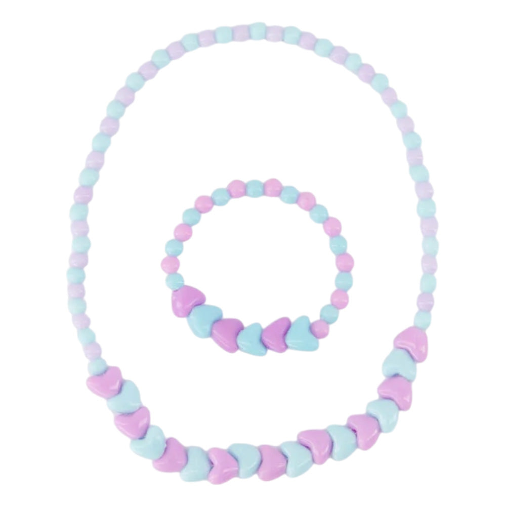Bonton Child Heart Jewelry Set Blue