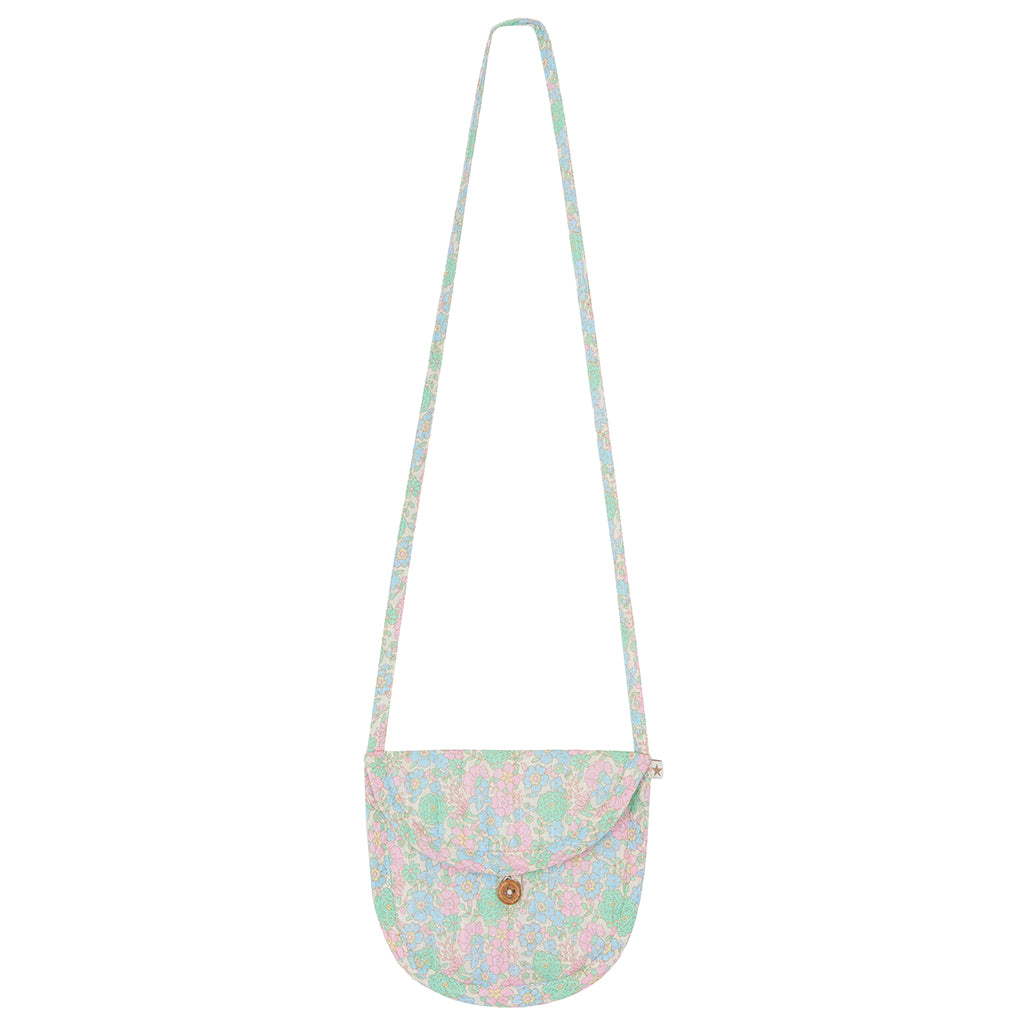Bonton Child Girl Leonie Quilted Mini Bag Multicolour Vintage Floral
